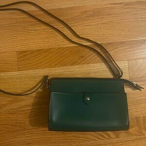 Lodis Audrey Vicky Convertible Crossbody RFID Ivy Green Leather